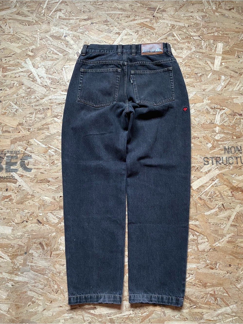 Men's Loviah Straight Dark Grey Jeans - Classic Straight Fit